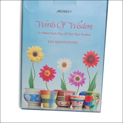"Archies Words OF Wisdom 365 Quotations-code002 - Click here to View more details about this Product